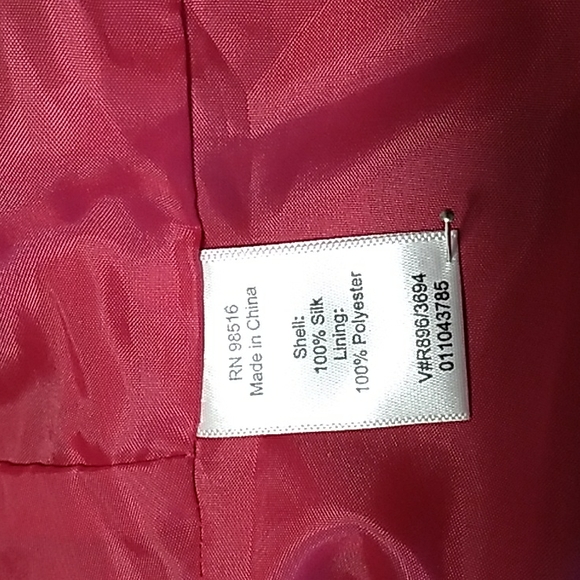 Donating in May 2022, retro silk party dress - Picture 7 of 7